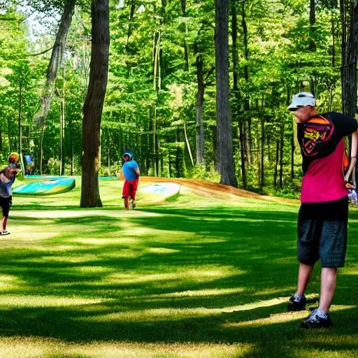 Prompt: hardest disc golf course