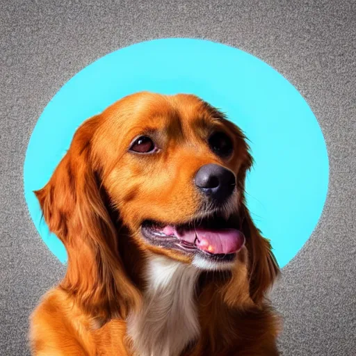 Image similar to thought bubble above a dog, dog thinking