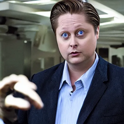 Prompt: Tim Heidecker as Special Agent Decker, promotional image.