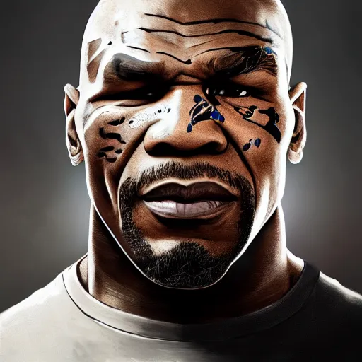 Image similar to highly detailed portrait, mike tyson, in gta v, stephen bliss, unreal engine, fantasy art by greg rutkowski, loish, rhads, ferdinand knab, makoto shinkai and lois van baarle, ilya kuvshinov, rossdraws, tom bagshaw, global illumination, radiant light, detailed and intricate environment