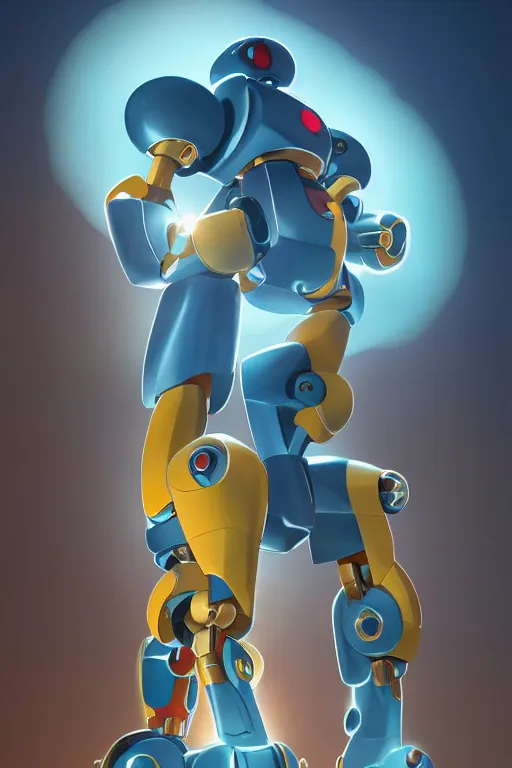 Image similar to metabots medabots medarotto medarot robot minimalist comics, behance hd by jesper ejsing, by rhads, makoto shinkai and lois van baarle, ilya kuvshinov, rossdraws global illumination ray tracing hdr radiating a glowing aura