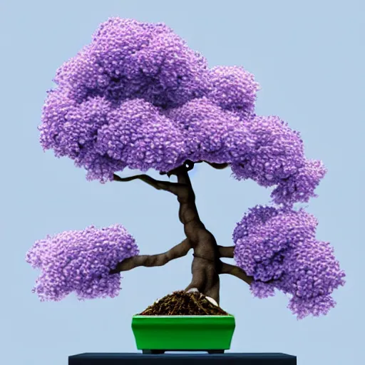 Image similar to bonsai lilac! tree but minimalistic concept art by frank stella gilleard james whalen tom, colorful, soft light, trending on artstation, minimalism