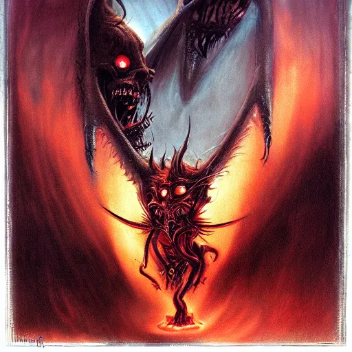 Image similar to demon from hell by les edwards