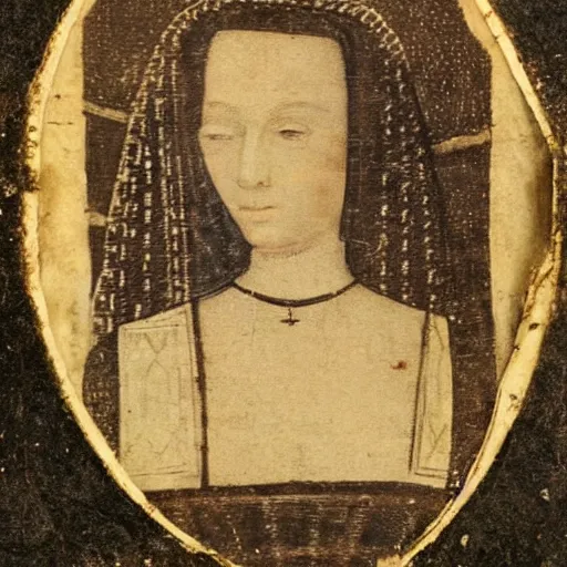 Image similar to photo taken in the 1 5 th century showing a woman