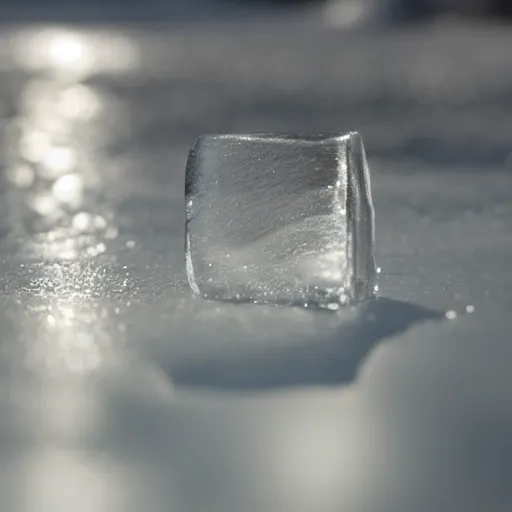 Image similar to see through clear sheet of ice sheet of ice in front of model face behind ice