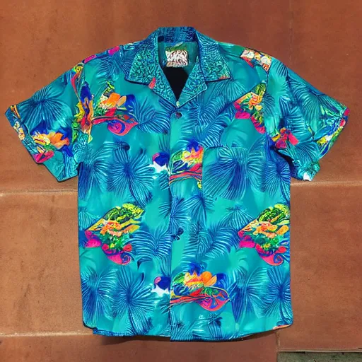 Image similar to hawaiian shirt design