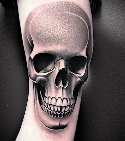 99 Splendid Skull Tattoos To Try On Thighs That You Will Love To Have   Psycho Tats