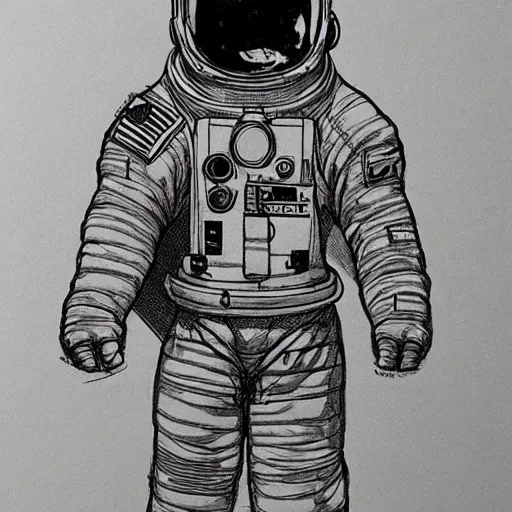 Image similar to an astronaut by king jung gi