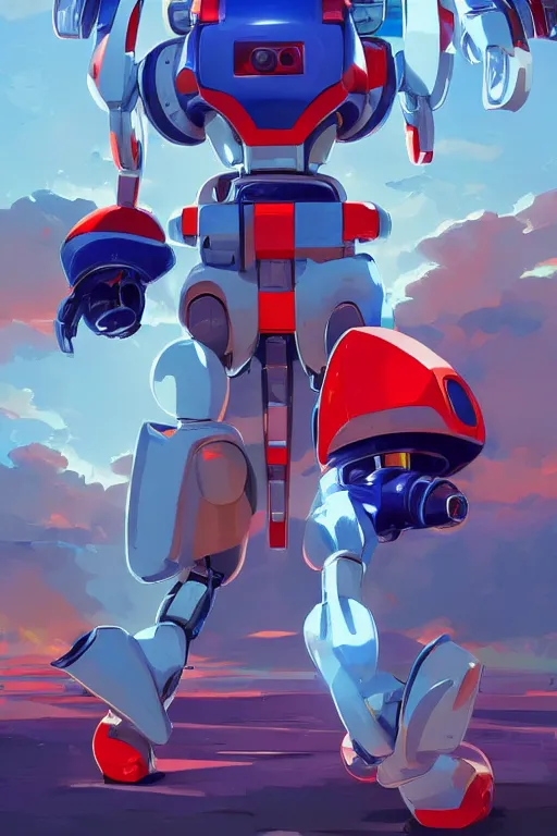 Image similar to metabots medabots medarotto medarot robot minimalist comics, behance hd by jesper ejsing, by rhads, makoto shinkai and lois van baarle, ilya kuvshinov, rossdraws global illumination ray tracing hdr radiating a glowing aura