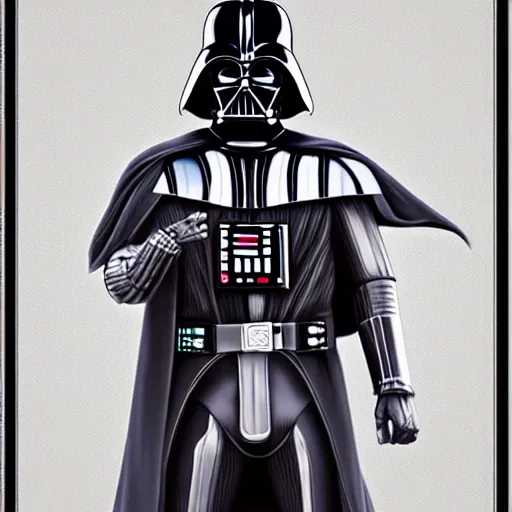 Image similar to darth vader, accurate anatomy, accurate hands, highly detailed, digital art, epic, masterpiece, protrait