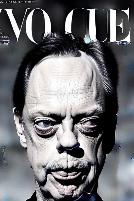 Image similar to extremely beautiful steve buscemi dressed as james bond, symmetrical, cinematic, elegant, luxury, real photography, 4 k, ultra hd, vogue journal cover