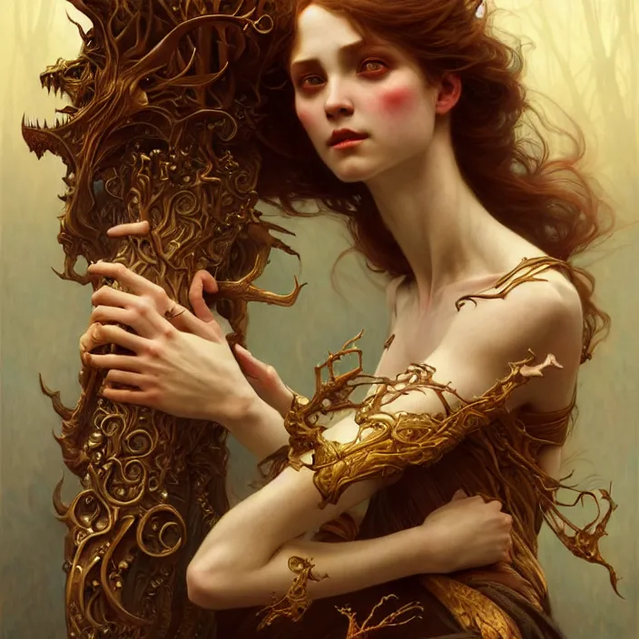 Prompt: one thousand arms, diffuse lighting, fantasy, intricate, elegant, highly detailed, lifelike, photorealistic, digital painting, artstation, illustration, concept art, smooth, sharp focus, art by John Collier and Albert Aublet and Krenz Cushart and Artem Demura and Alphonse Mucha