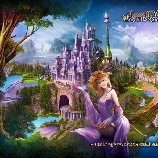 Image similar to fantasy world