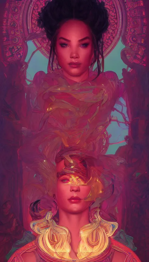 Image similar to mythology, neon, Moors vol.1 Photo Reference Pack For Artists artstation, fibonacci, sweat drops, insane, pinup, intricate, highly detailed, digital painting, artstation, concept art, smooth, sharp focus, illustration, Unreal Engine 5, 8K, art by artgerm and greg rutkowski and alphonse mucha