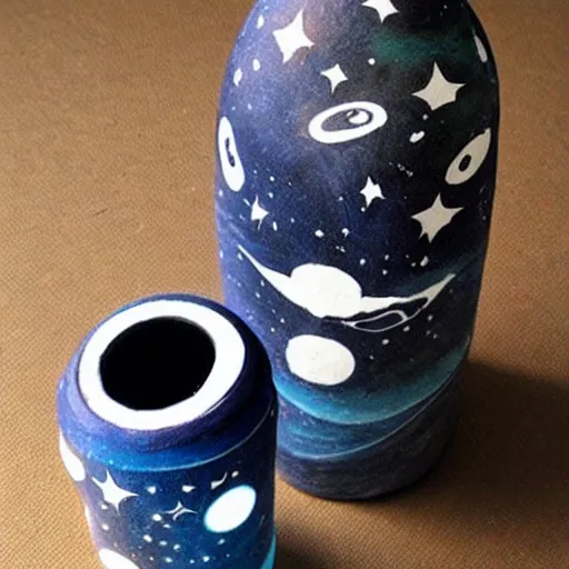 Prompt: Liminal space in outer space as puppets!!!!!!, (((((sand art bottle)))))