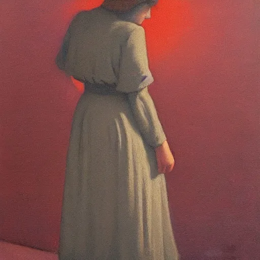 Image similar to a painting in the style of alphonse osbert