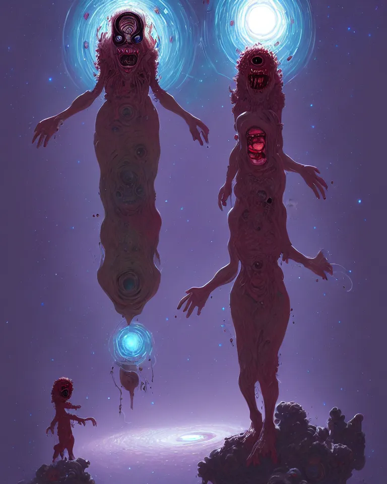 Prompt: your mom is a cosmic horror by bruce brenneise, digital concept art, trending on cgsociety, trending on artstation