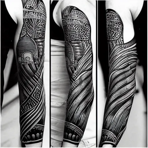 Odin  Norse Mythology Sleeve by Alan Aldred TattooNOW