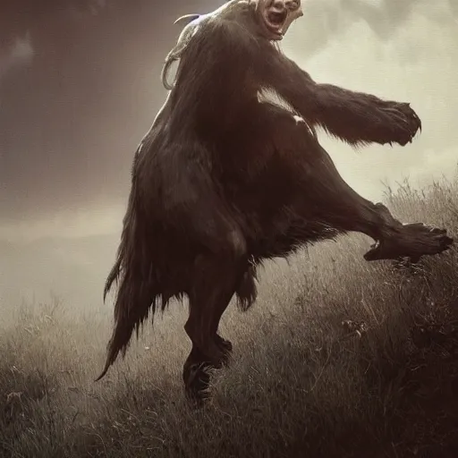 Image similar to nosferatu!!! riding!!! a bear!!, model pose, ultra realistic, concept art, intricate details, highly detailed, photorealistic, octane render, 8 k, unreal engine octane render art by artgerm and greg rutkowski and alphonse mucha