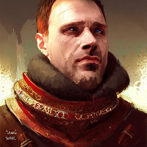 Image similar to Richard the Lionheart portrait by Marc Simonetti