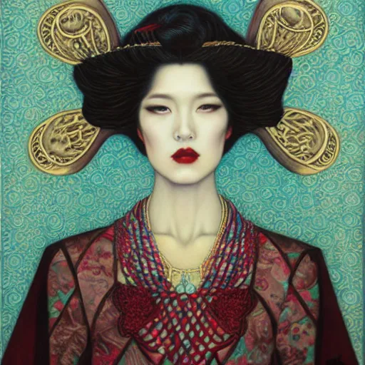 Prompt: regal woman by Chie Yoshii