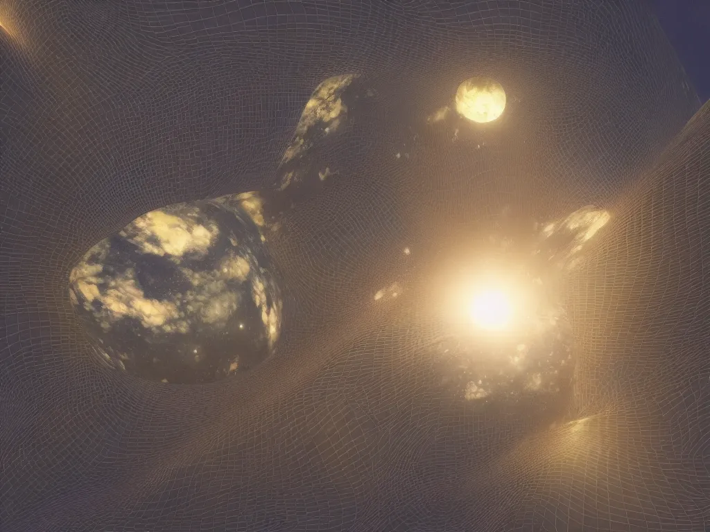 Image similar to 3 d render, sunlight study, the universe is a spheroid region 7 0 5 meters in diameter, art nouveau, by adriaen van der spelt and ( ( ( ( ( lisa frank ) ) ) ) ), 8 k, sharp focus, octane render