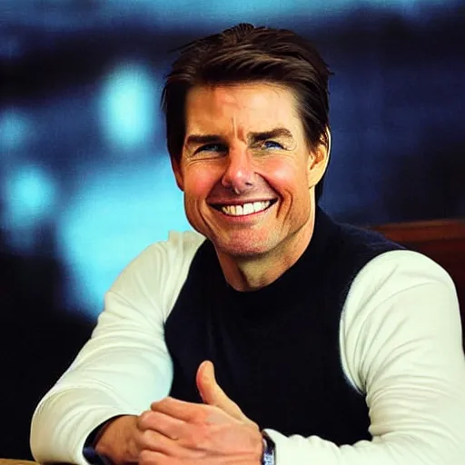 Image similar to “ tom cruise in the church of scientology ”