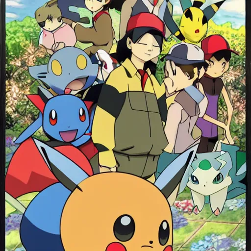 Image similar to pokemon by satoshi kon