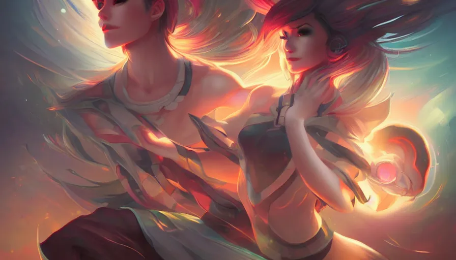 Image similar to the two complementary forces that make up all aspects and phenomena of life, by ROSS tran