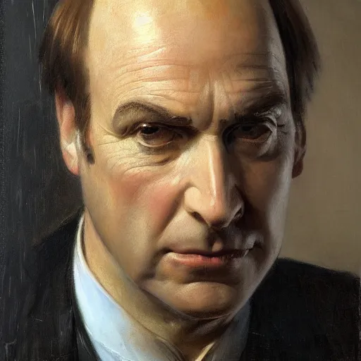 Prompt: saul goodman of better call saul, face detail by theodore ralli and nasreddine dinet and anders zorn and nikolay makovsky and edwin longsden long, bronze age, sword and sorcery, oil on canvas, masterful intricate artwork, excellent lighting, high detail 8 k