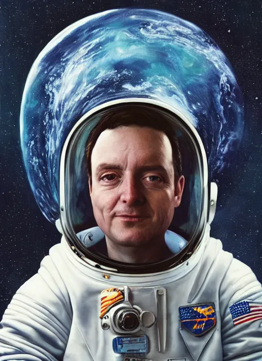 Image similar to a portrait of a man with a space suit on, a photo by sam spratt, trending on behance, retrofuturism, da vinci, art on instagram