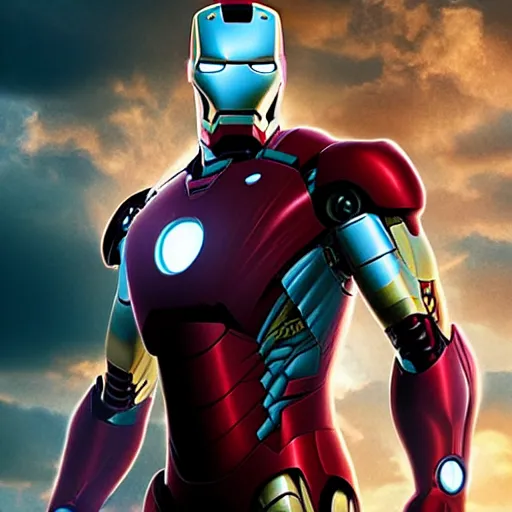 Prompt: superior iron man, 4k realistic photo