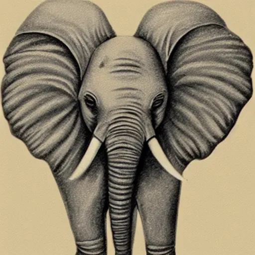 Image similar to angel elephant