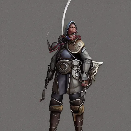 Image similar to full body concept art of a Heresy Archer trending on artstation deviantart Pinterest detailed High Resolution HD 8k