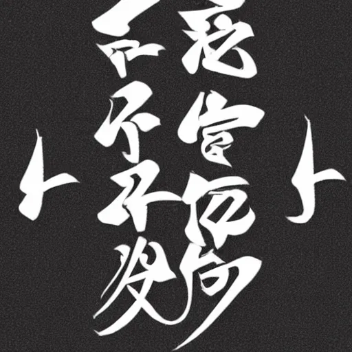 Image similar to script that is a fusion between kanji and arabic