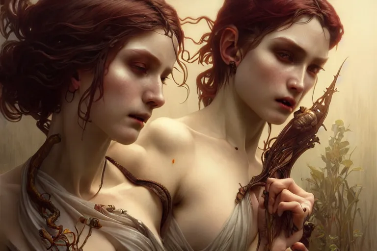 Prompt: ultra realistic, tzimisce, flesh, metamorphosis, vampire, sabbat, intricate details, eerie, highly detailed, octane render, 8 k, art by artgerm and alphonse mucha and greg rutkowski