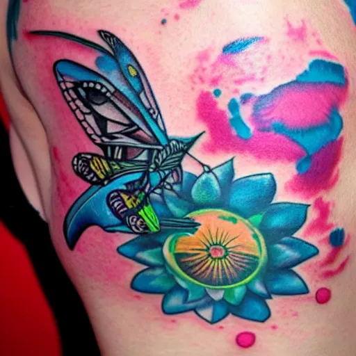 Image similar to psicodelic tattoo