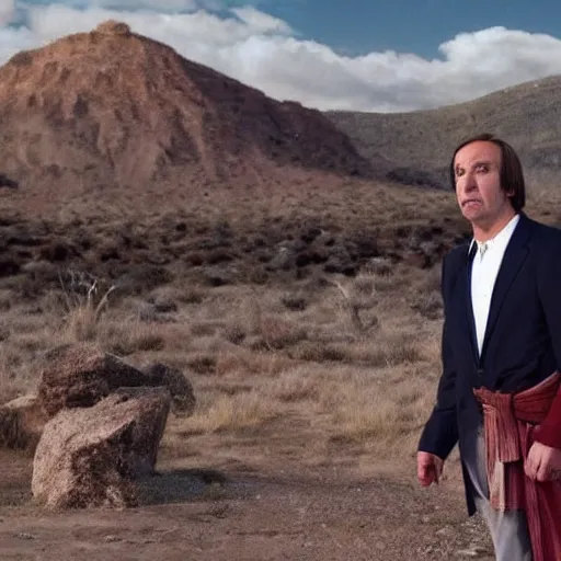 Prompt: saul goodman as jesus