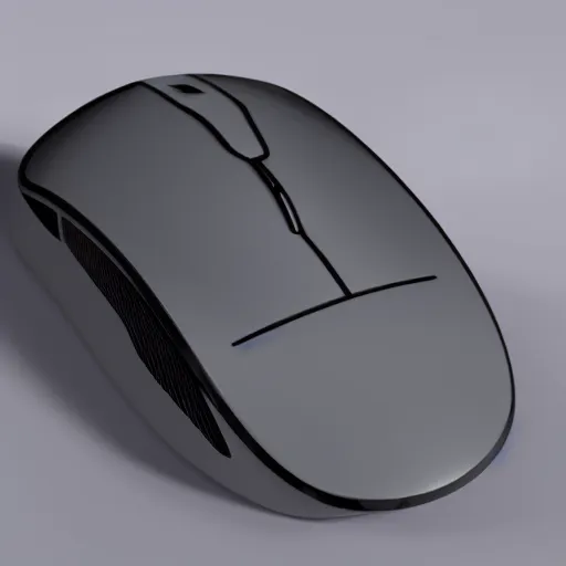 Image similar to futuristic computer mouse, product design by testa, sci-fi, studio lighting, unreal engine 5, product concept