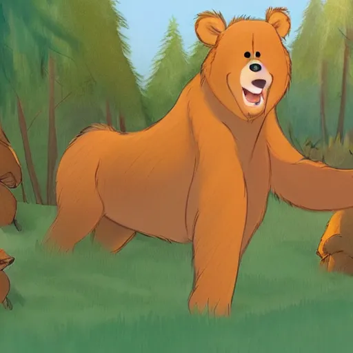 Image similar to Visual development for Disney’s Brother Bear