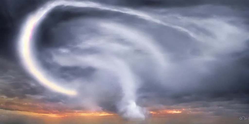 Prompt: Amazing Tornado digital art
