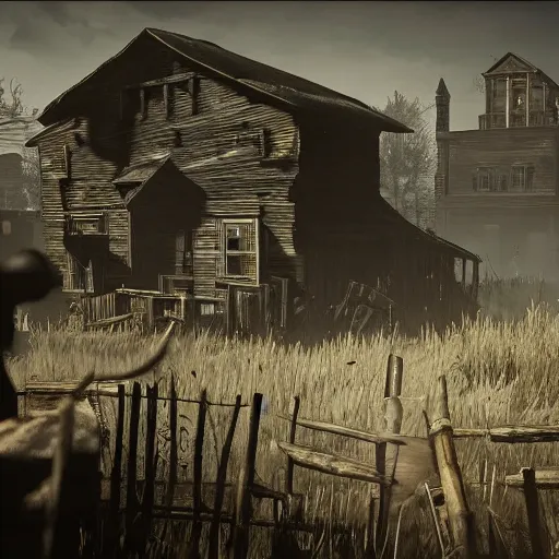 Prompt: hunt showdown city