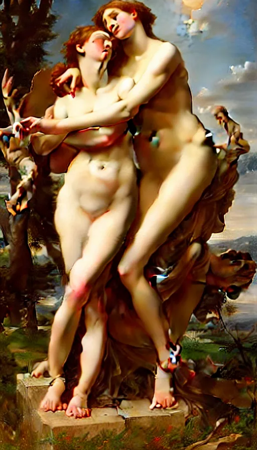 Image similar to the two complementary forces that make up all aspects and phenomena of life, by Guillaume Seignac