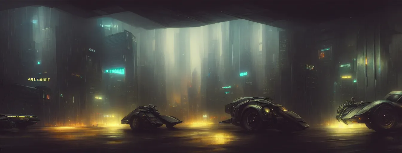 Image similar to blade runner artifacts, electronic case display, cyberpunk tech, ultrarealistic, futuristic, three point lighting, dramatic lighting, electrical details, high details, 4 k, 8 k, best, accurate, trending on artstation, artstation, photorealism, ultrarealistic, digital painting, style of peter mohrbacher, caravaggio, dali, boris vallejo, hajime sorayama