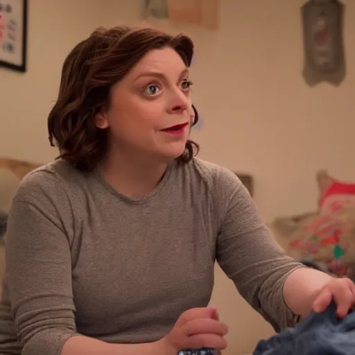 Image similar to rachel bloom makes a fake boyfriend out of old socks, ultra detailed, 8 k resolution, ultrarealistic