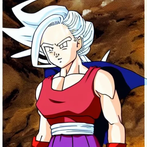 Image similar to Daenerys Targaryen in Dragon ball z