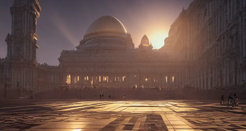 Image similar to beautiful picture of naboo with amazing sleek architecture by yoshitaka amano, ultra detailed, elegant and graceful, trending on artstation, dramatic lighting, light rays and shadows, octane render directed by stanley kubrick