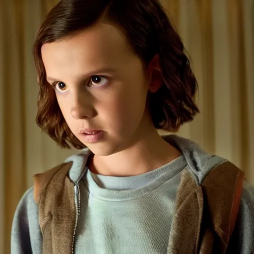 Image similar to millie bobby brown in stranger things