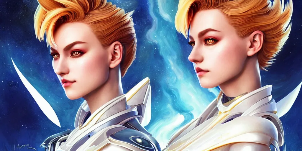 Image similar to symmetry!! portrait of sailor uranus! alien in the style of horizon zero dawn, machine face, intricate, elegant, highly detailed, digital painting, artstation, concept art, smooth, sharp focus, illustration, art by artgerm and ross tran and greg rutkowski and alphonse mucha, 8 k