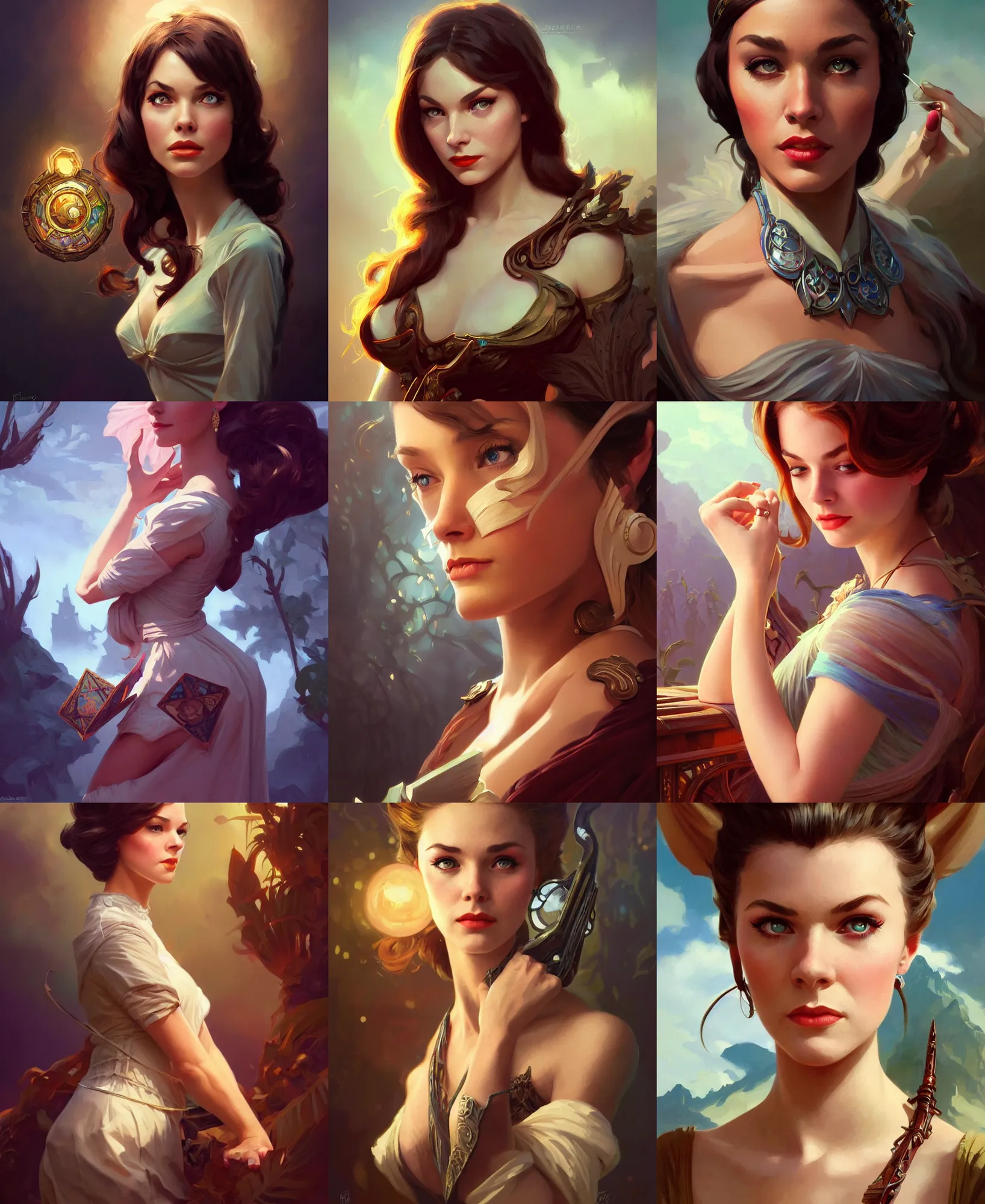 Prompt: photography of american actress from 1 9 6 0 s, deep focus, d & d, fantasy, intricate, elegant, highly detailed, digital painting, artstation, concept art, matte, sharp focus, illustration, hearthstone, art by rhads by artgerm and greg rutkowski and alphonse mucha